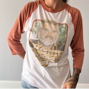 Vintage Kenny Rogers 82 Tour Baseball Tee See Photos for Condition/Measurements
